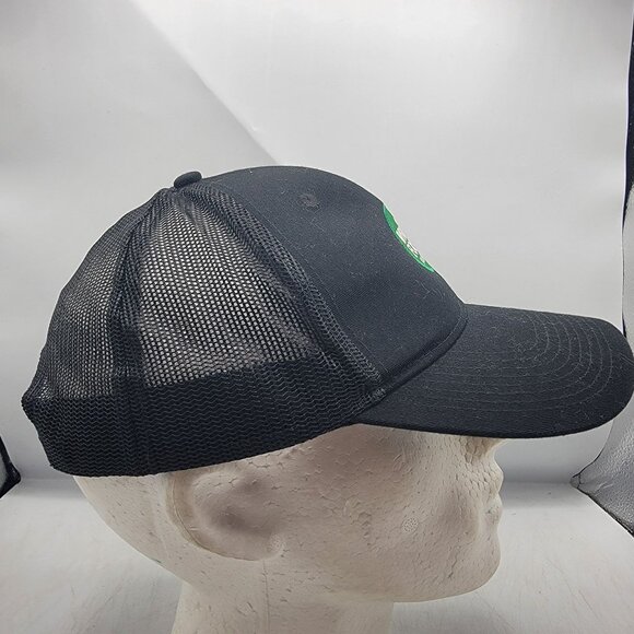 Whole Foods Market Black Green Trucker Hat Work Wear Casual Outdoors Lightweight - Picture 4 of 9